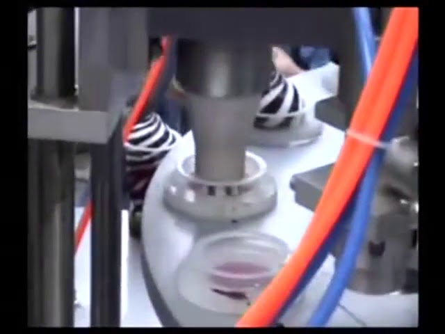 Màquina de farciment i segellat de tassa Mini Ice Cream semi automàtic